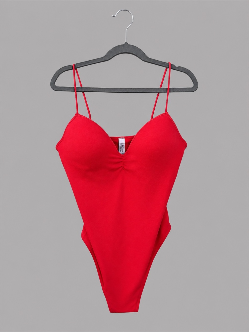 NWT Red Sculpting Cupped Bodysuit Seamless Shapewear Adjustable Straps Size